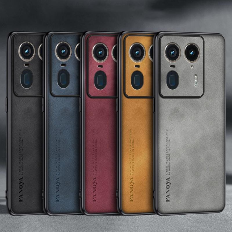 Для Motorola Edge 50 Ultra чехол Роскошный чехол из искусственной кожи для Motorola Moto X50 Ultra 5G задняя крышка матовая силиконовая защита