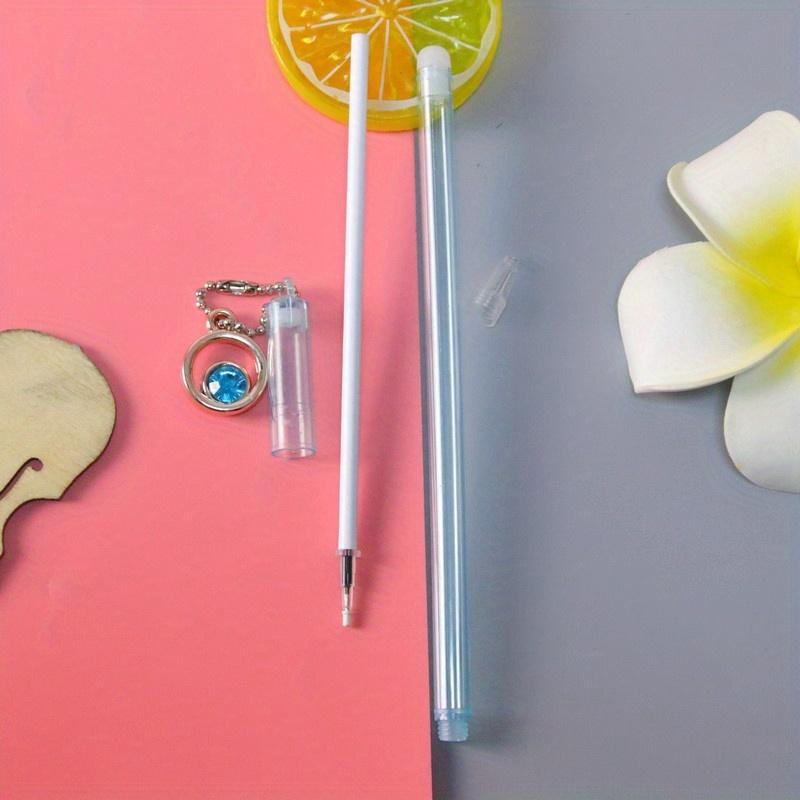 Школьный сезон 10 шт. 0,5 мм креативная ручка с подвеской в виде кольца и имитации драгоценного камня, маленькая свежая подвеска, гелевая ручка, офисные канцелярские товары, ручка для подписи на водной основе