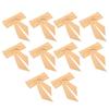 10pcs Chair Sashes Exquisite Reusable Chair Bows for Hotel Weddings Meetings Chair Decoration