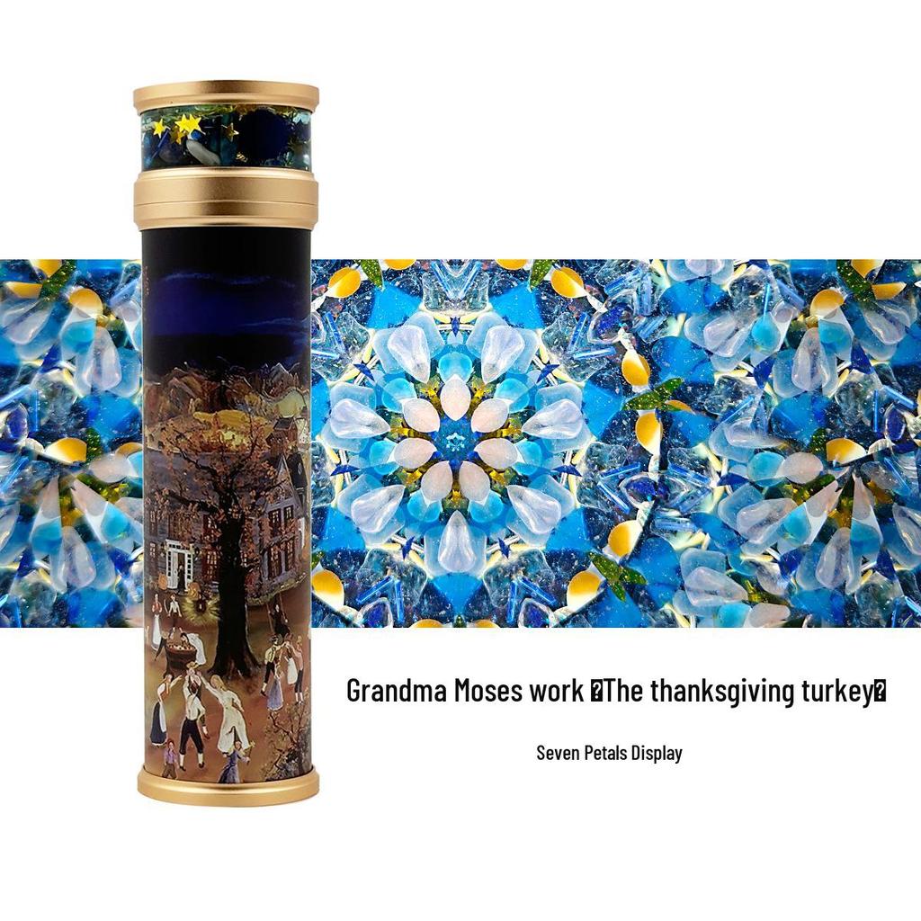 Grandma Moses Art Kaleidoscope Prism - Handmade Collectible Birthday Gift