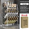 Multi-Layer Stainless Steel Kitchen Spice and Pot Rack