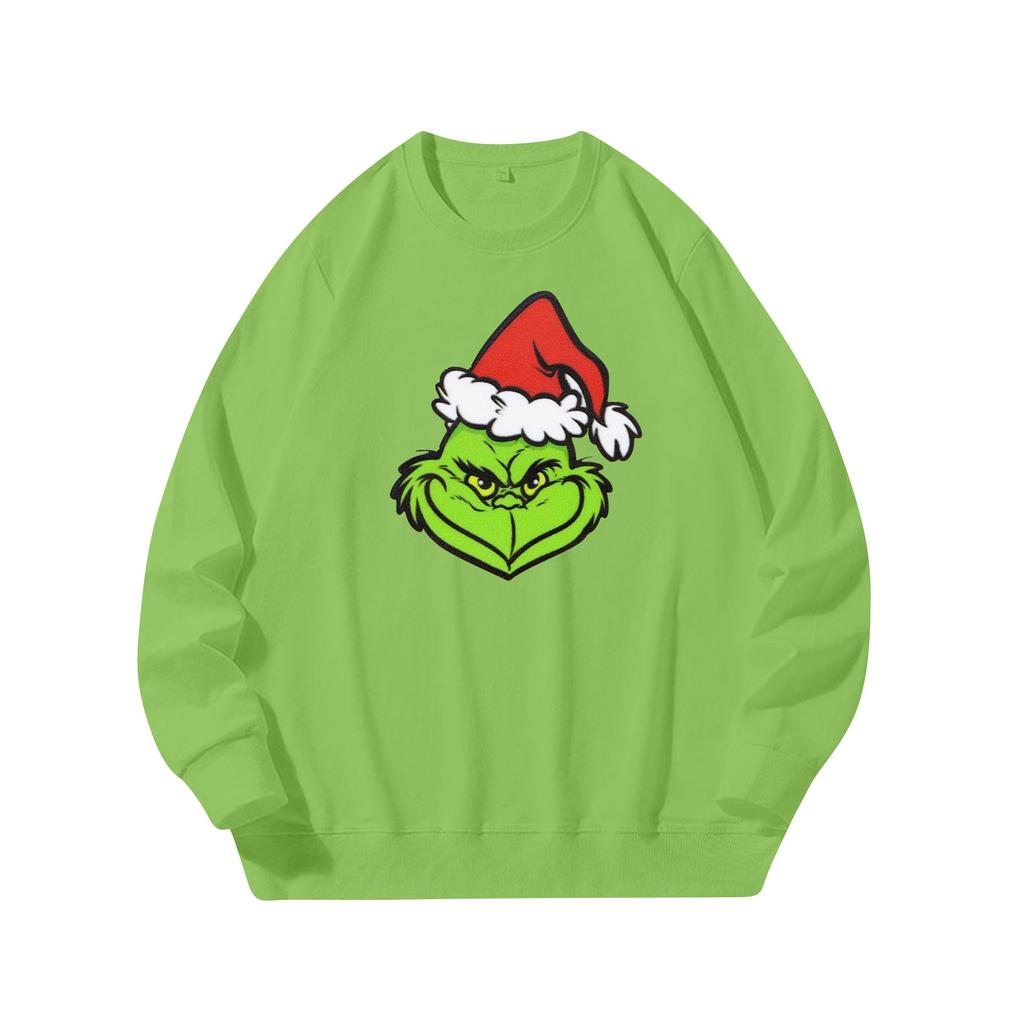 Женский повседневный и модный свитер с круглым вырезом, свободный свитер с круглым вырезом и принтом