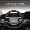 Для Lincoln Z MKZ MKT MKC MKX MKS Navigator Aviator Nautilus Corsair Continental Кожаная дышащая накладка на руль автомобиля