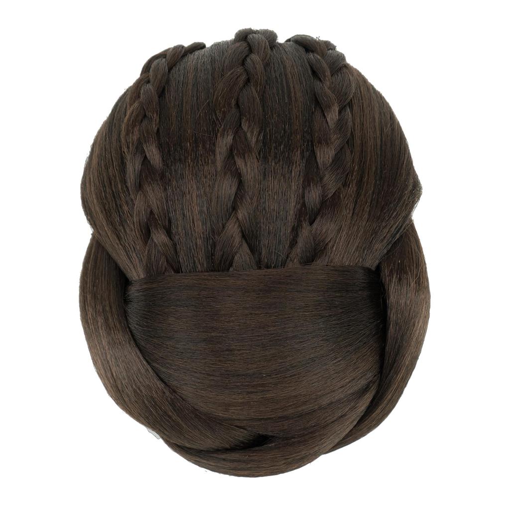 Плетеный шиньон для танцора, накладные волосы в виде пончика, аксессуары для волос, резинки для волос, булочка, заколки для парика, прическа для женщин