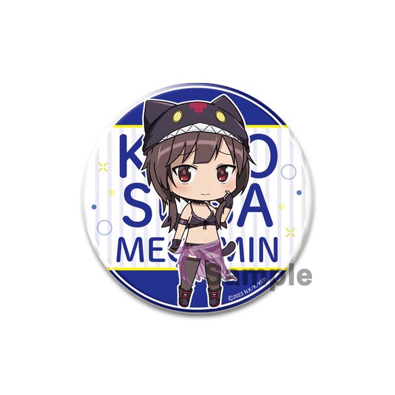 32/44/58 мм аниме KonoSuba значки Megumin Aqua значок ручной работы брошь нагрудник для рюкзака одежда аксессуары подарок