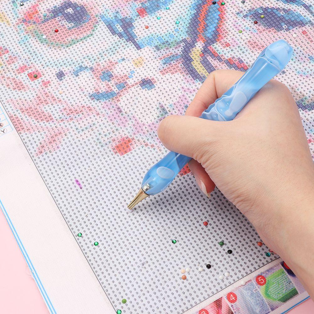 Resin Diamond Painting Pen Alloy Replacement Pen Heads Point Drill Pen Diamond Painting Glue Clay