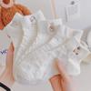 Женские весенне-летние тонкие модные новые милые белые носки