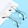 Fashion Vintage Round Eye Protection Ultra Light Frame Anti-Blue Light Eyeglasses Metal Glasses