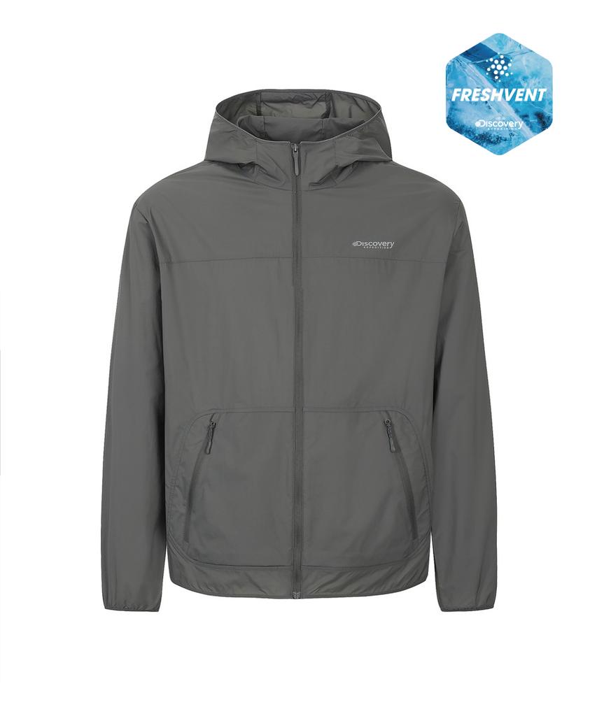 Мужская складная ветровка Discovery Expedition Freshvent 2.0 (Д/Серый)