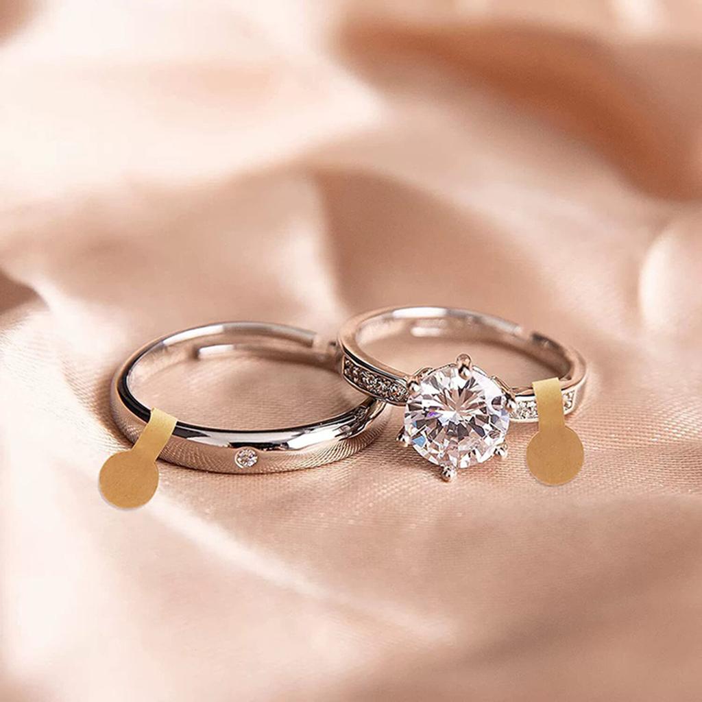 500 Pcs Portable Jewelry Price Tag Self Adhesive Barbell Stickers Kraft Paper Labels Ring Bracelet Jewelry Tags