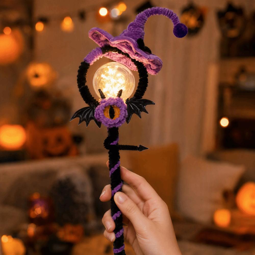 Multicolor Handmake Magic Wand Kit Bendable Handheld Lantern Wand  Festival Supplies