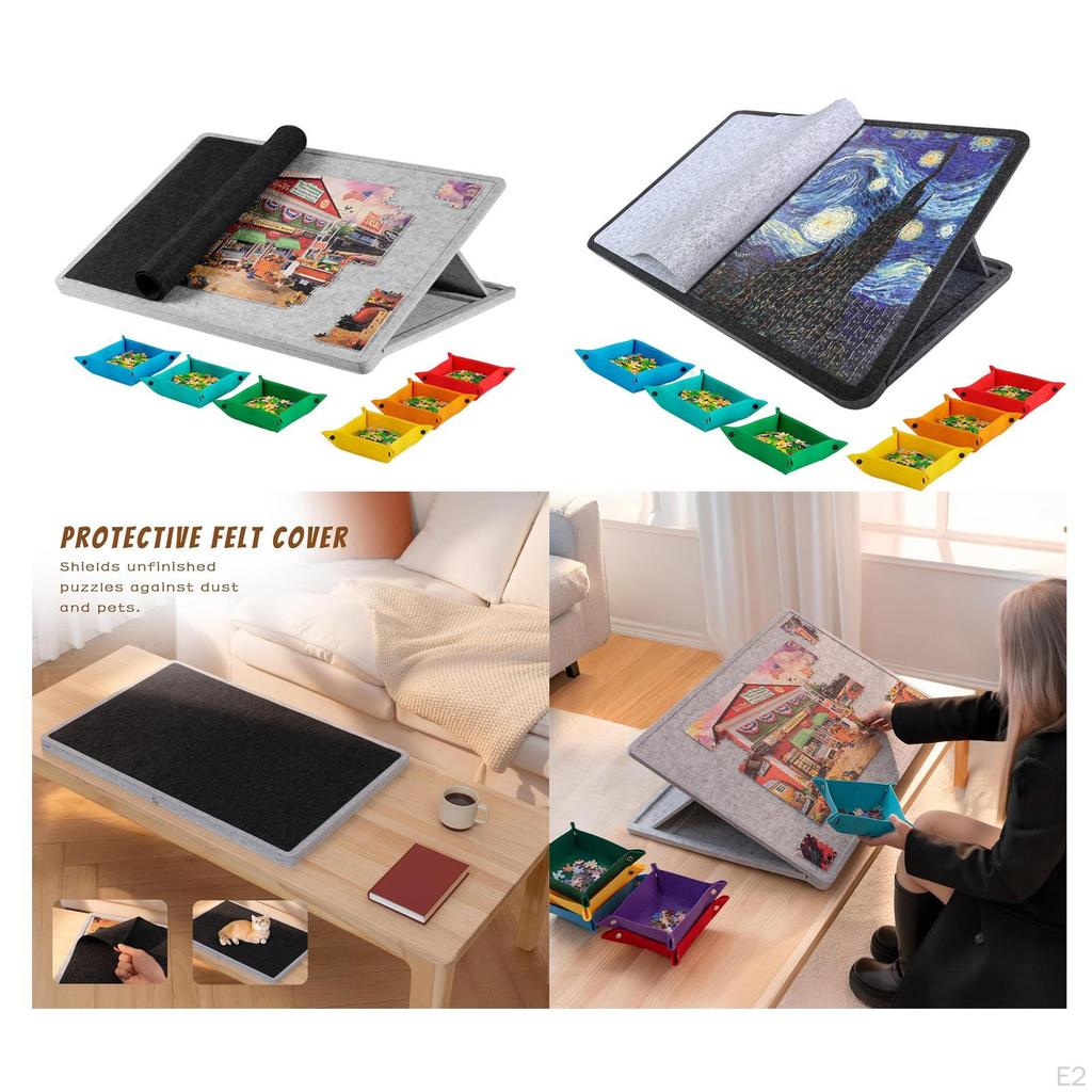 Наклонная доска-пазл, стол-плато со стойкой для сбора дома