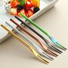 Handle Stainless Steel Pickle Fork Fruit Fork Fruit Toothpick Tableware Utensil Kitchen Supplies