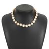 Tooxika Temperament Pearl Collarbone Chain Retro Elegant Bridal Wedding Necklace Women