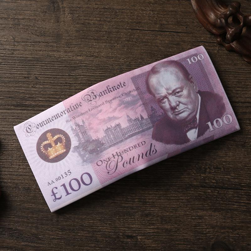 Unisex Short Wallet with Creative Currency Patterns from Various Countries