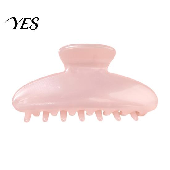 Pearlescent Finish Hair Claw for Women, Semi-Transparent Tones Clip, Large Size Back Head Thick Long Semi-transparent