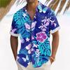 Hawaiian Shirt For Men, Men's Vintage Button Down Bowling Shirts Short Sleeve Summer Beach Shirt