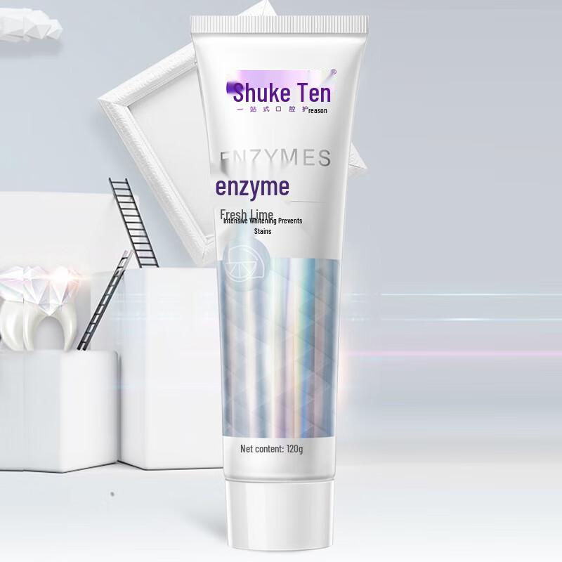 Shuke Enzyme Whitening Toothpaste with Fresh Lime (120g)