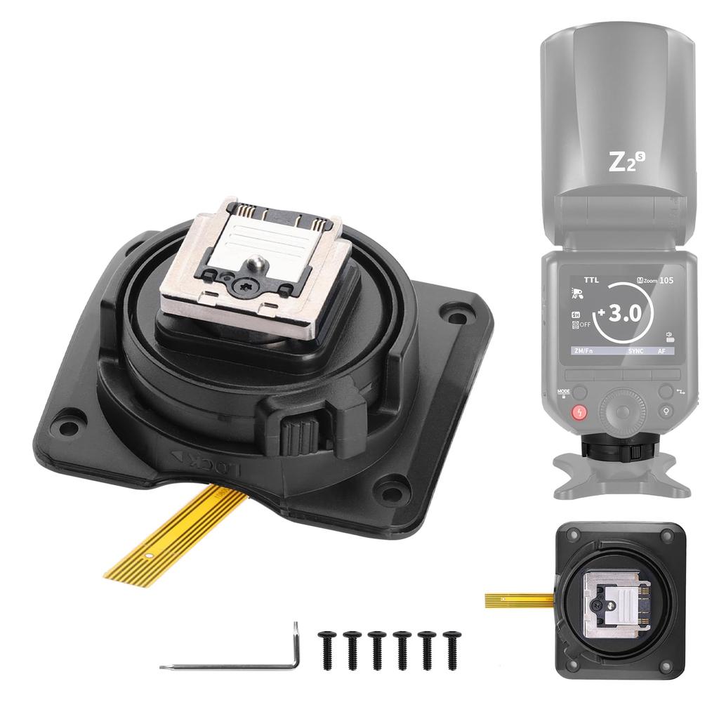 NEEWER Hot Shoe Replacement for Round Head Flash Speedlite Hot Shoe Repair Parts Flash Shoe Mount with Metal Contact Interface Z2-S