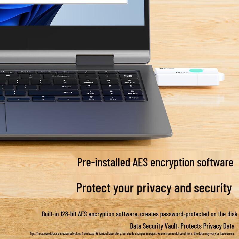 Biaze 256GB USB 3.0 Encrypted Flash Drive