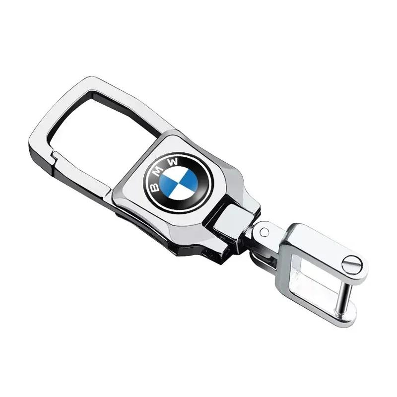 For BMW Aluminum alloy Car Logo Keychain Men Keyring Gift For bmw E46 E39 E38 E90 E60 E36 F30 F30 E34 F10 E92 E38 E91 Auto Acces