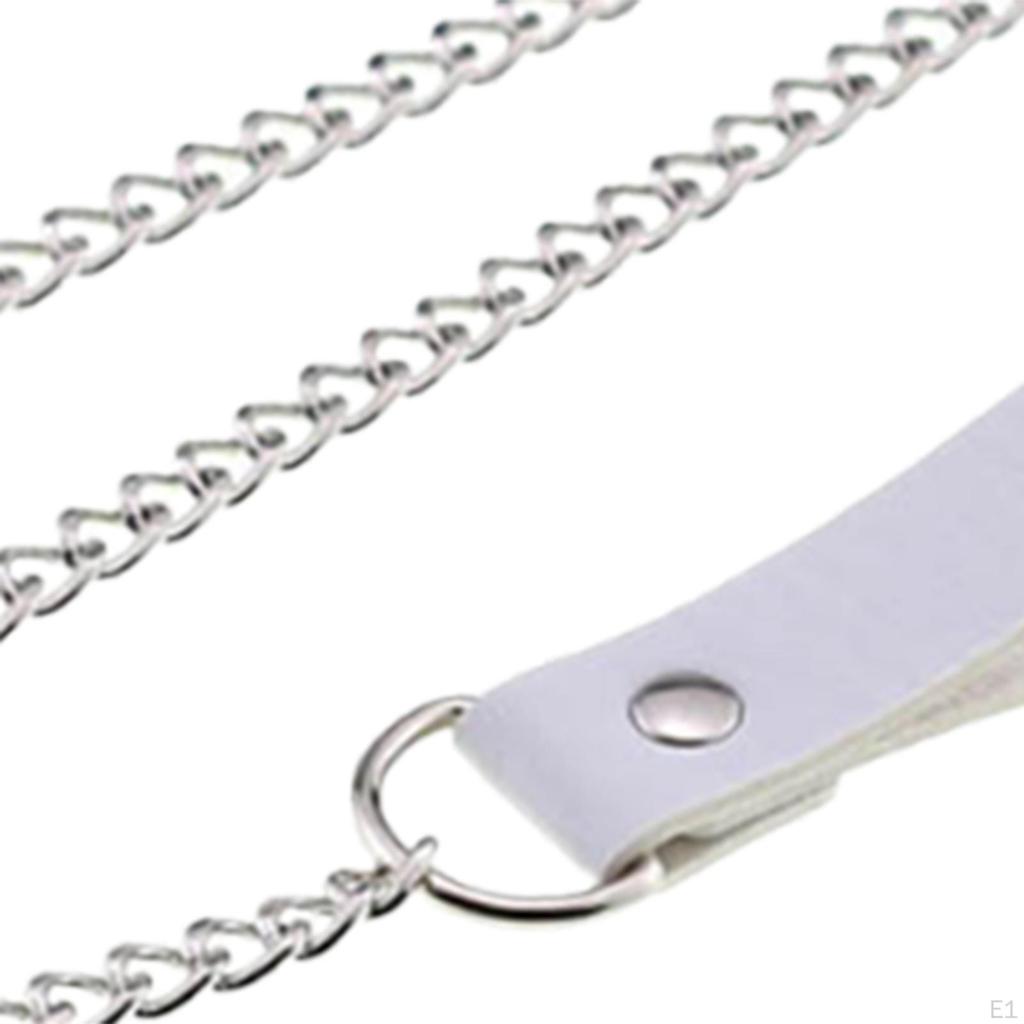 Готический рок-чокер с подвесками и кольцами для женщин