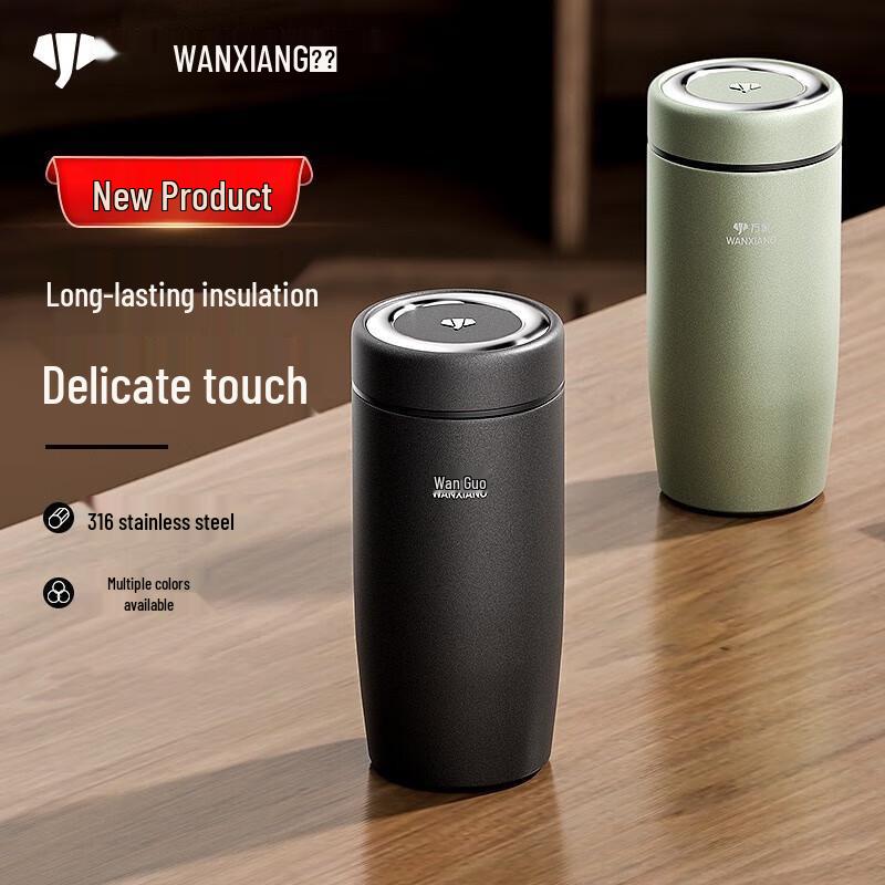 Wanxiang F96L Tea Infuser Insulated Glass Water Bottle