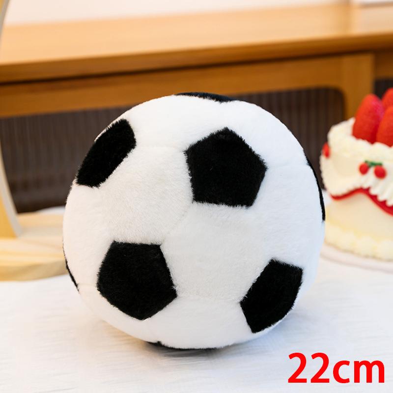 Soccer Sports Ball Throw Pillow Stuffed Soft Plush Toy Realistic Football Home Sofa Decoration Cushion Pillow Gift