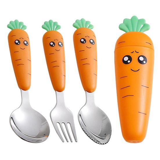 Useful Easily Cleaned Dining Non-slip Smooth Surface Mud Scraping Spoon for Kitchen Children Cutlery