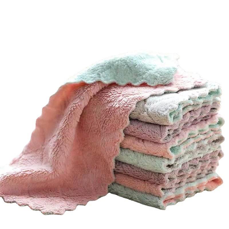 Салфетка из микрофибры кухонное полотенце для уборки против жира тряпки