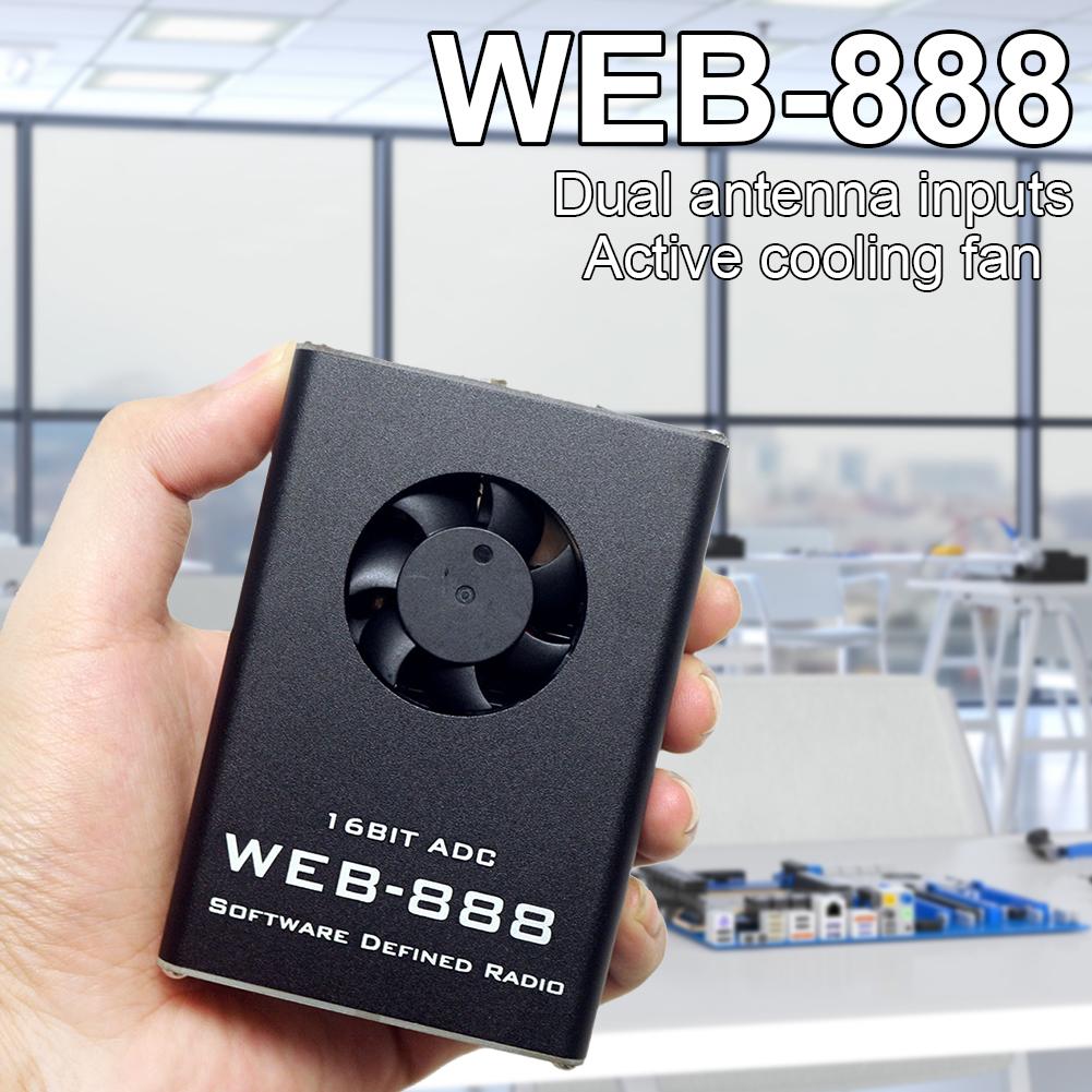 Web-888 16-битный АЦП DDC Web SDR 62M полоса пропускания 10 кГц до 60 МГц HF VHF Web программно-определяемое радио SDR радиоприемник радио для любителей