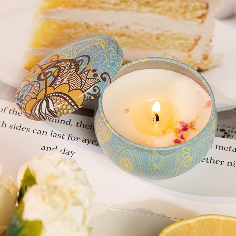 1 шт./кор. набор ароматических свечей в подарок исламские арабские узоры баночка для ароматических свечей своими руками бездымные пары романтические благовония свечи