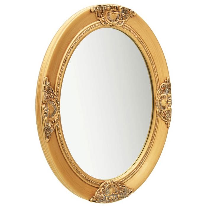 VidaXL Wall Mirror Baroque Style 50x60 Cm Gold 320349
