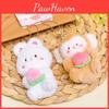 Plush Delightful Magnetic Keychain Adorable Rabbit And Monkey For Bag Keys Or