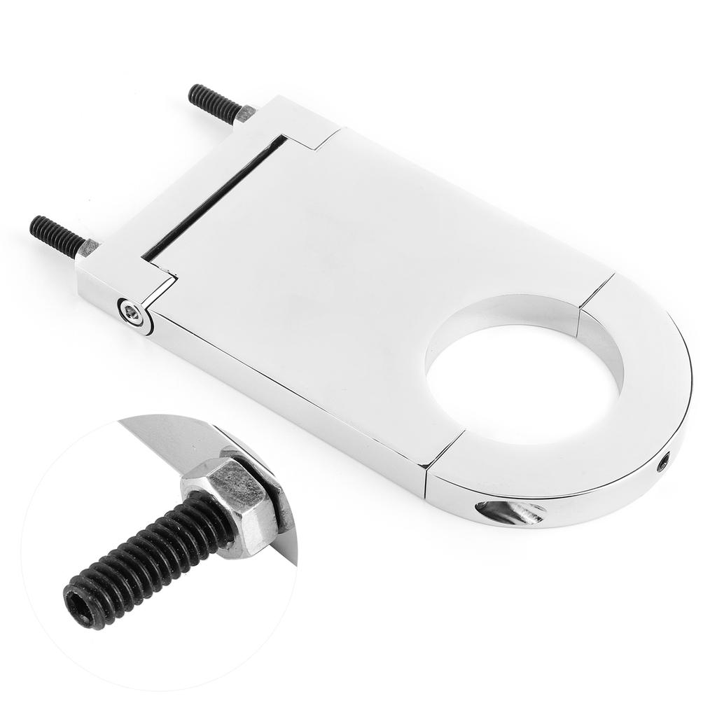 Chrome Aluminum 4 1 2  Steering Column Drop RSRS725C Fit for 2  Columns for SBC BBC 350