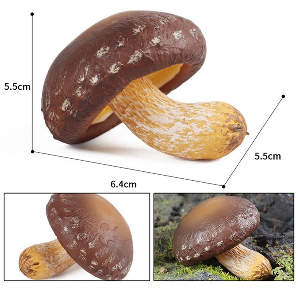 Vegetable Model Simulation Mushroom Landscape Miniatures Fungus Model  Home Decoration