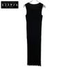 IM04FH607 Black Pleated Dress Dress 3 blackUsed