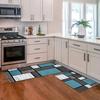 Geometry Kitchen Mat Soft Thickened Kitchen Floor Mat Waterproof Non-slip Oil-proof Floor Mat Runner Rug