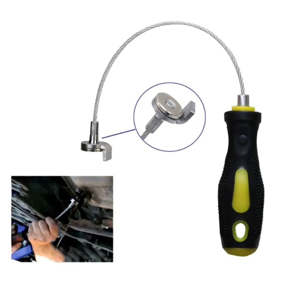 Lengthened Auto Repair Tools Anti-scalding Sump Removal Tool Gearbox Oil Drain Screw Removal Tool