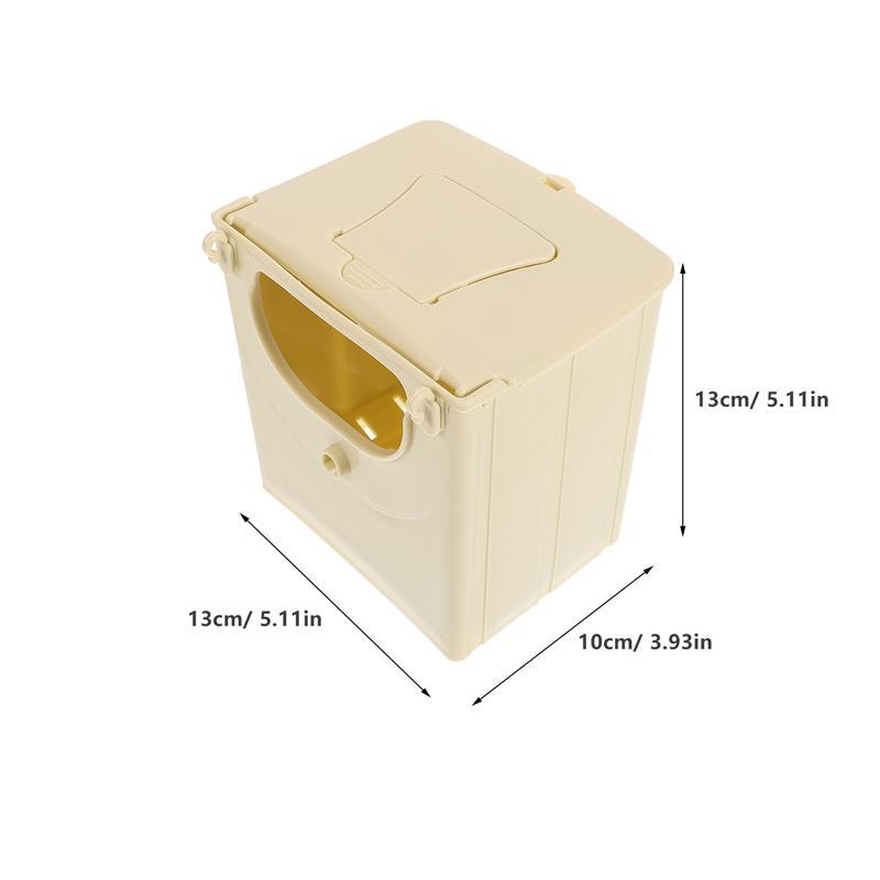 4Pcs Bird Breeding Box Incubation Nest Plastic Hut for Hanging Lovebird Pet Accessories Home Balcony Decoration Mating Box