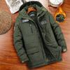 Модная зимняя парка для мужчин, утепленные пальто с капюшоном, повседневная теплая ветровка, мужские зимние куртки, верхняя одежда
