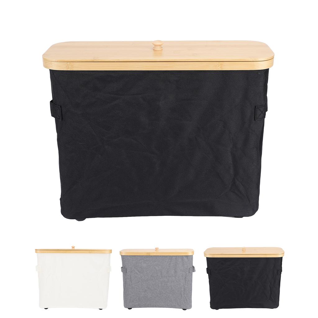 Корзина для хранения туалетной бумаги с крышкой и ручкой, складная, напольная, легкая сборка, контейнер для туалетной бумаги B