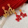 Fashion Jewelry New Year Horse Earrings Horse Mascot Drop Earrings  Year of Horse Gift