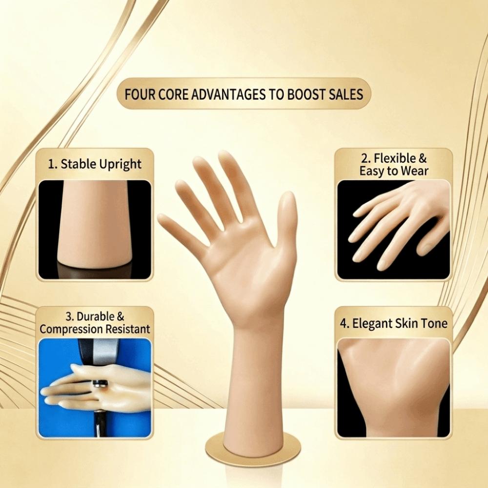 Durable Mannequin Hand Multi-purpose Jewelry Display Holder Display Stand Showroom