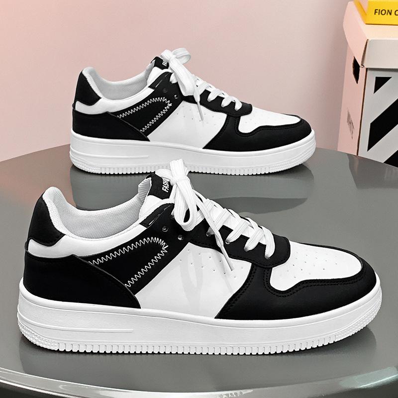 Men's Shoes New Summer Breathable Thick-soled Versatile Wheat-colored Casual Shoes Men's Height-increasing Sports Board Shoes