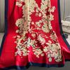 Spring Scarf Women's Luxury Design Polyester Material Smooth Scarf Soft Shawl Beach Scarf