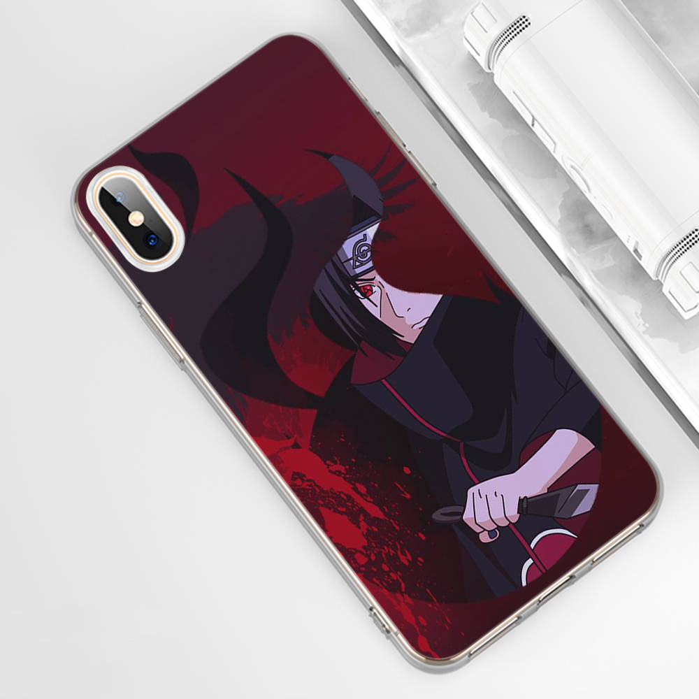Чехол DT19 Naruto Itachi для Samsung A04 A14 A23 A34 A54 M23 M33 M52 M53 Realme 10 9 C30S C35 C55 VIVO Y02S Y21 Y33S Y51 X80 Pro Прозрачный чехол
