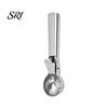 Fruit Scooper Ice Cream Scoop, Stainless Steel with Trigger Non-Slip Handle, Dessert Tool Heavy Duty Metal Scoop for Balls Spoon