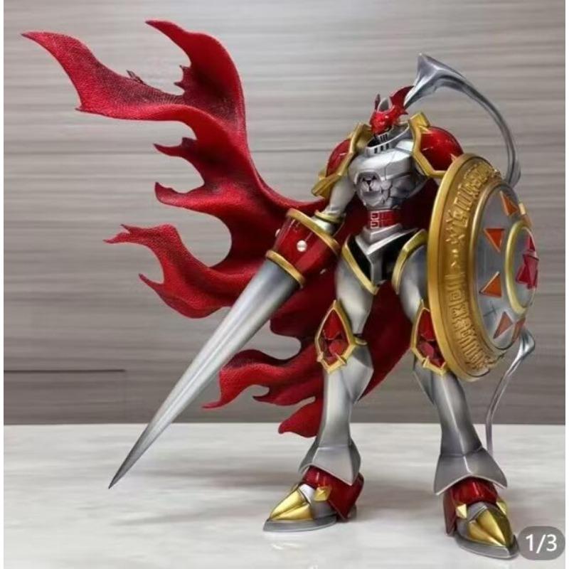 40cm Digimon Gallantmon Matsuda Takato Anime Figure Guilmon Royal Knights Duke Peripheral PVC Model Desktop Ornaments Gifts Toys