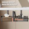 Data Cable Storage Rack Under-Desk Organizer Simple Installation Cable Management Metal Cable Tray Power Strip Cord Holder